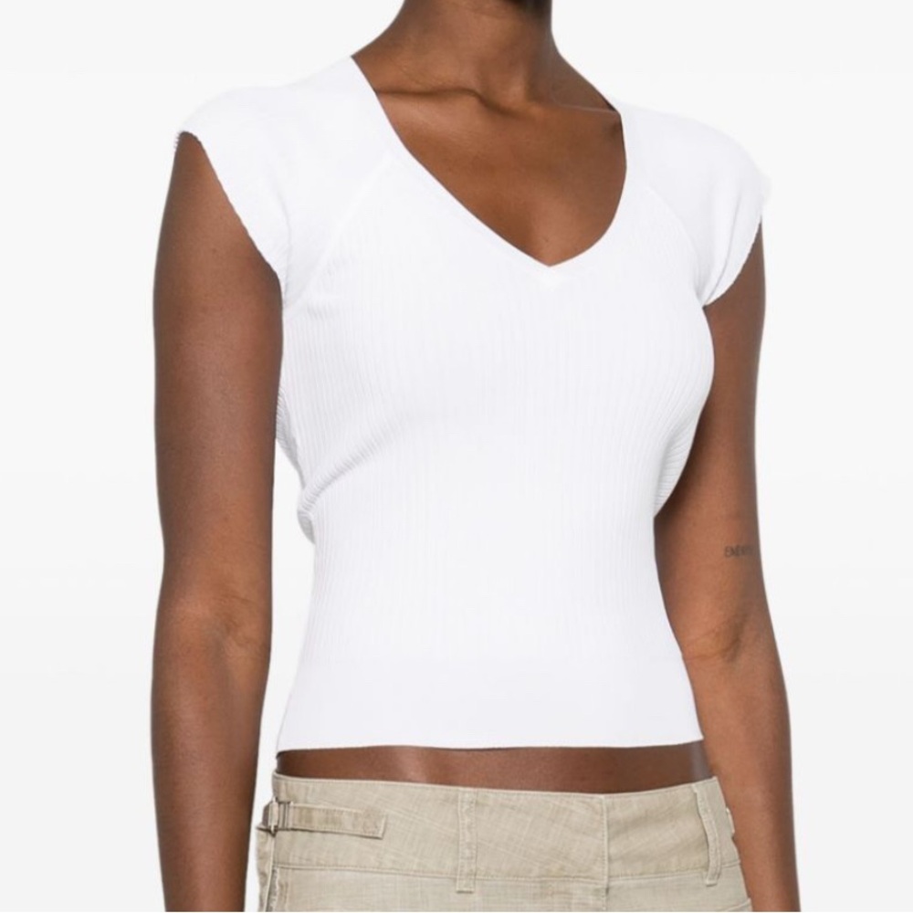IRO Theanne Ribbed-knit Top